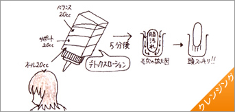 項目2のクレンジング図